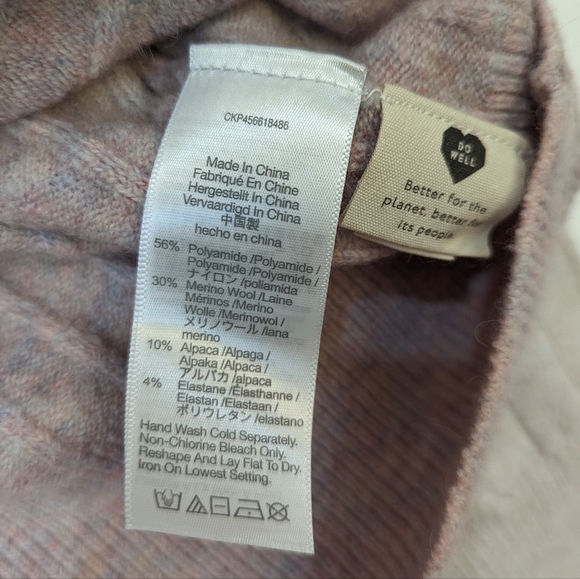 Madewell Striped Bowden Henley Sweater in Coziest Yarn | size: medium - Picture 4 of 4